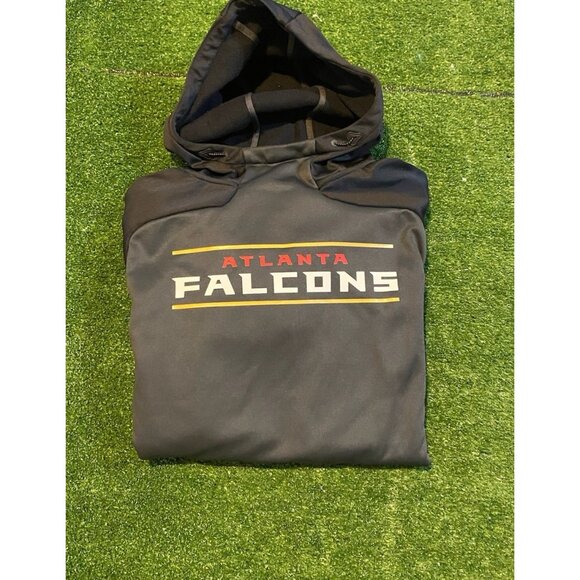 Nike Other - Altanta Falcons hoodie mens large black gray nike therma fit sweatshirt HFL 38